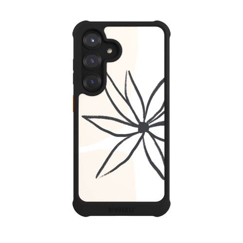 Samsung Galaxy S25 NIVOmax Blume und Creme