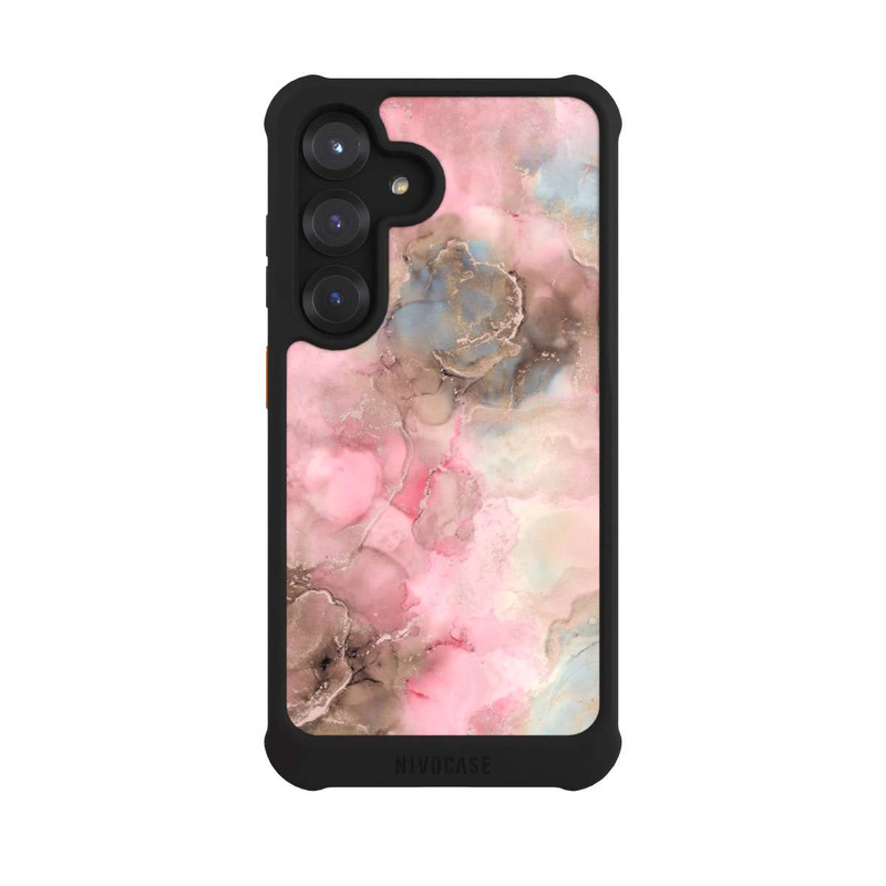 Galaxy S25 NIVOmax Encre Rose Sarcelle