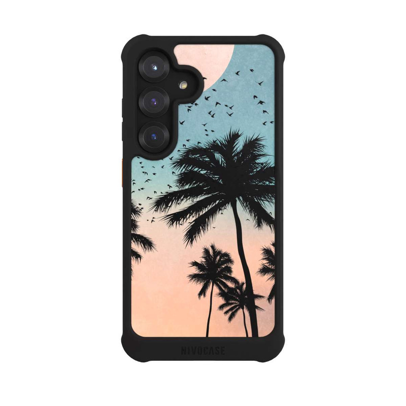 Galaxy S25 NIVOmax Sonnenaufgang Palmen