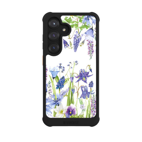 Samsung Galaxy S25 NIVOmax Blumenwiese Lavendel