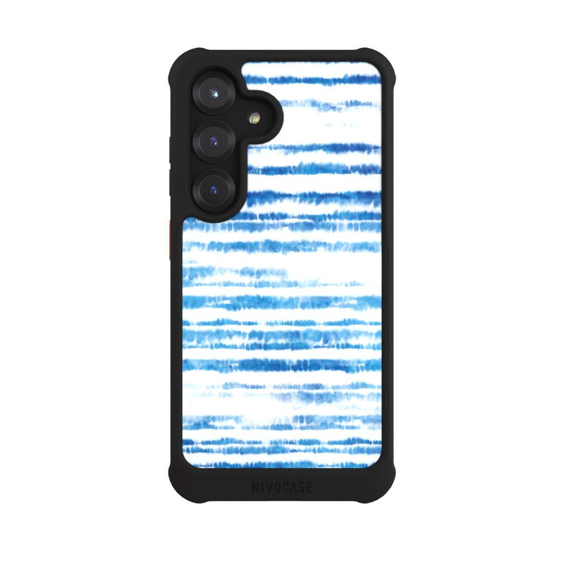 Galaxy S25 NIVOmax Blue Stripes - Batik