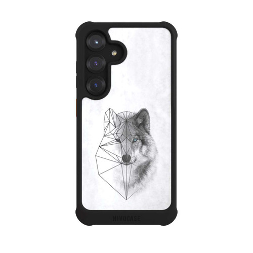 Samsung Galaxy S25 NIVOmax Polygonic Wolf