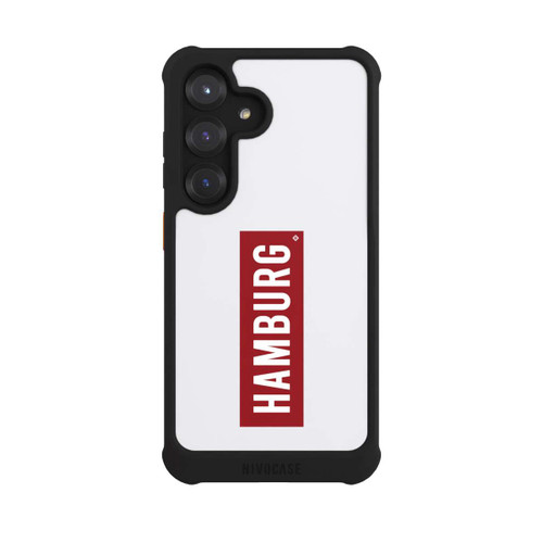 Samsung Galaxy S25 NIVOmax HSV Hamburg Rot Weiss