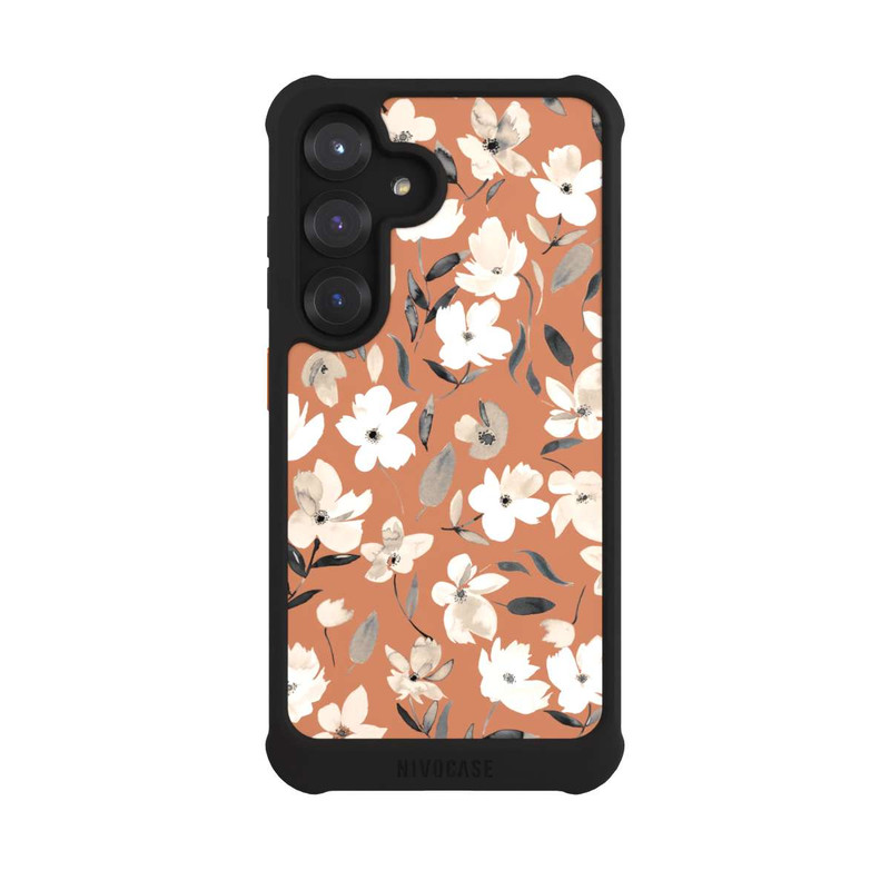 Galaxy S25 NIVOmax Frische Herbstblumen Kupfer