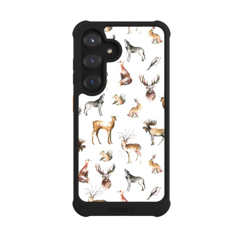 Samsung Galaxy S25 NIVOmax Woodland Winter Animals