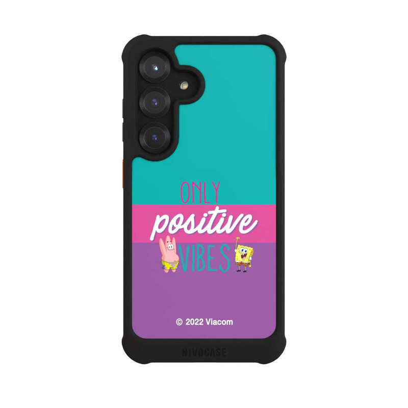 Galaxy S25 NIVOmax  Spongebob - Only Positive Vibes