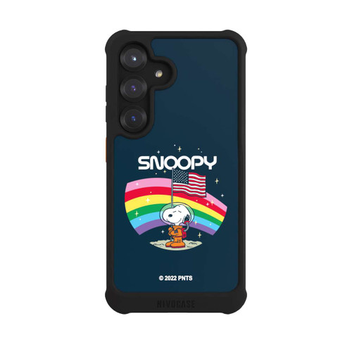 Samsung Galaxy S25 NIVOmax Snoopy Space Traveller Rainbow