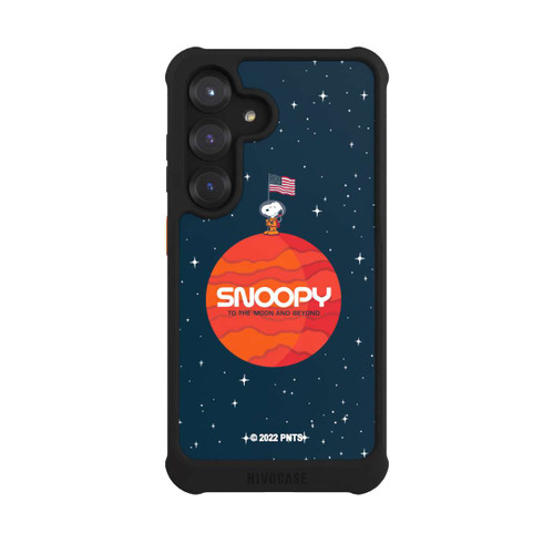 Samsung Galaxy S25 NIVOmax Snoopy Weltraumreisender Orange
