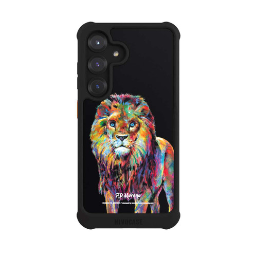 Samsung Galaxy S25 NIVOmax Löwe Bunte Kunst von P.D. Moreno