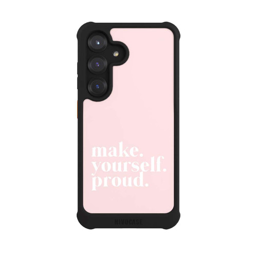 Samsung Galaxy S25 NIVOmax Make Yourself Proud Zitat - Altrosa