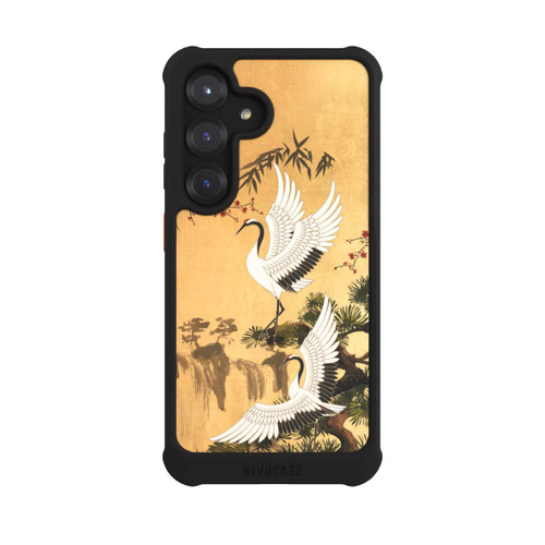 Samsung Galaxy S25 NIVOmax Kraniche Gold Japan 2