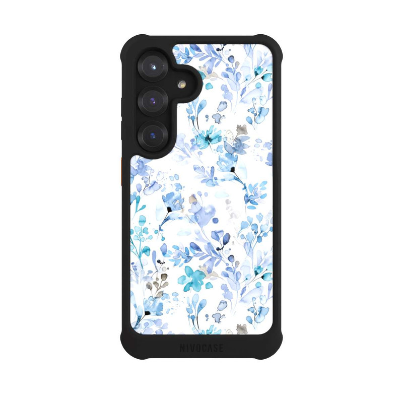 Galaxy S25 NIVOmax Spring Weeds Blue