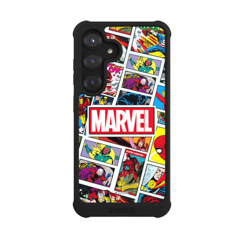 Samsung Galaxy S25 NIVOmax Marvel Comic Pattern