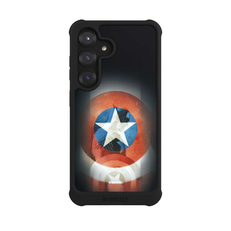 Galaxy S25 NIVOmax Captain America Shield