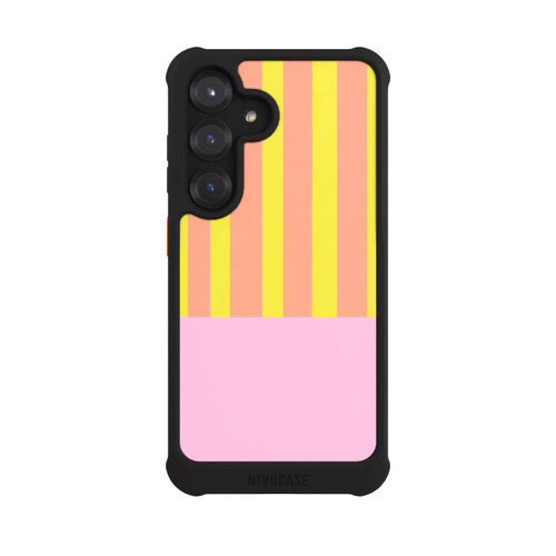 Samsung Galaxy S25 NIVOmax Neonfarbige Streifen