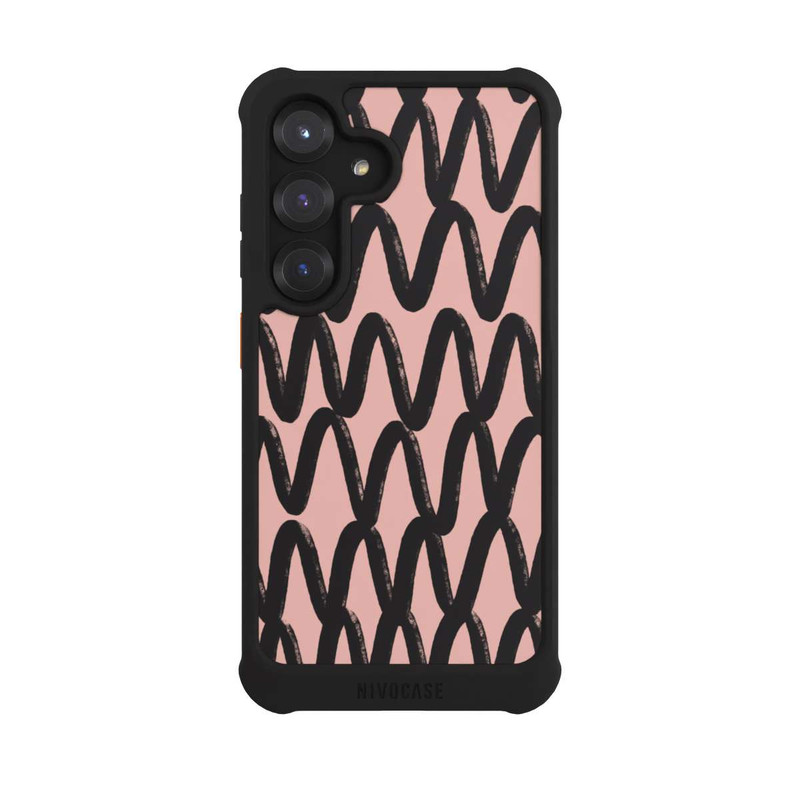 Galaxy S25 NIVOmax Zig Zag Noir