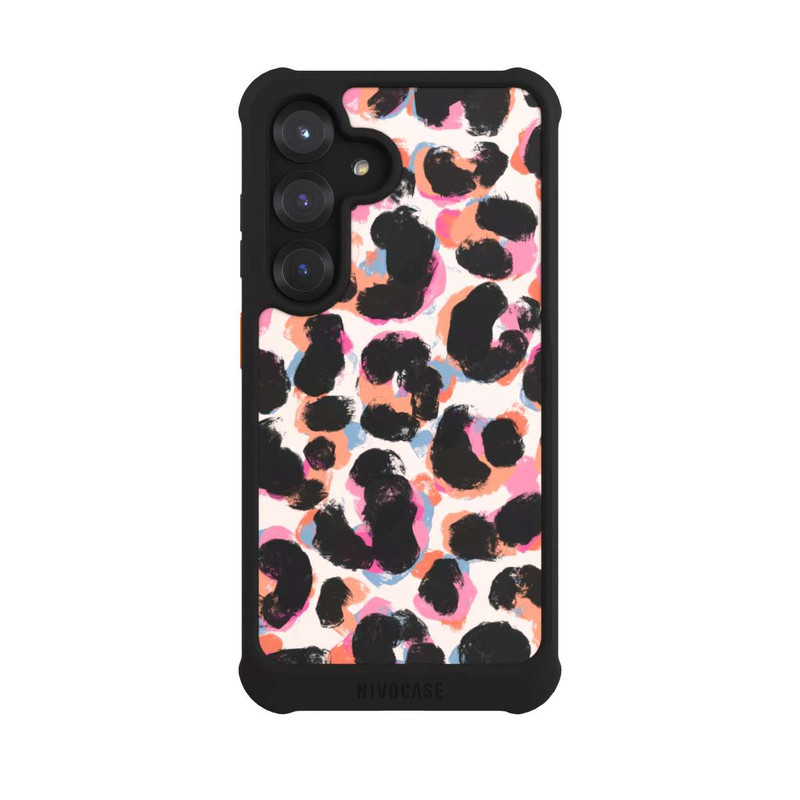 Galaxy S25 NIVOmax Lion Pattern Colorée