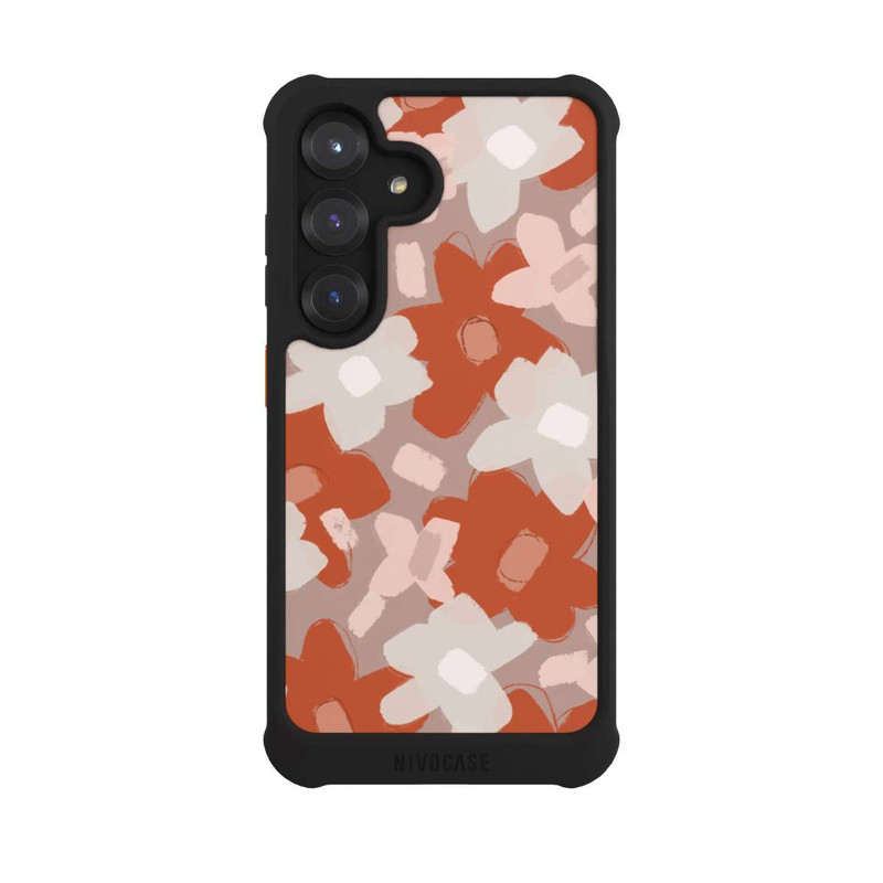 Galaxy S25 NIVOmax Fleurs Mignonnes Pattern