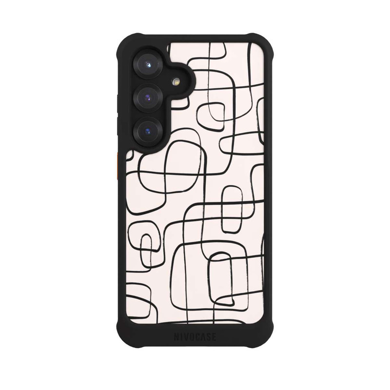 Galaxy S25 NIVOmax Lignes Fines Pattern