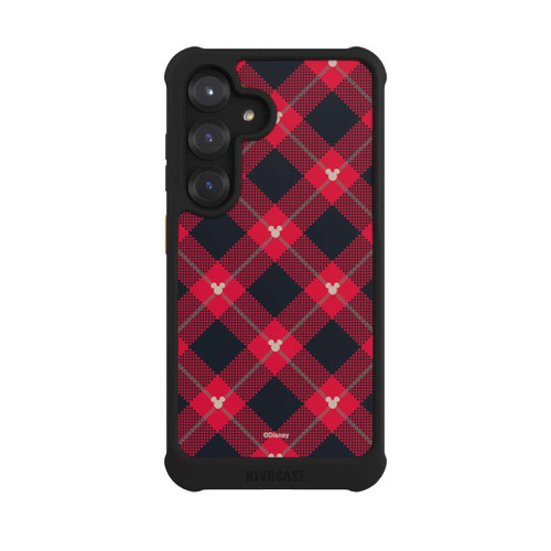 Samsung Galaxy S25 NIVOmax Mickey Weihnachtsmuster Rot