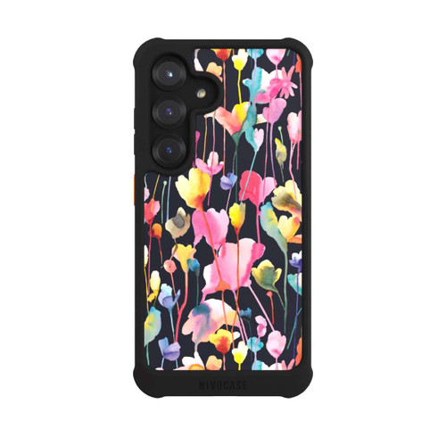 Samsung Galaxy S25 NIVOmax Wild Flowers Black