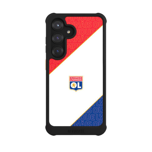 Samsung Galaxy S25 NIVOmax Logo OL rouge et bleu