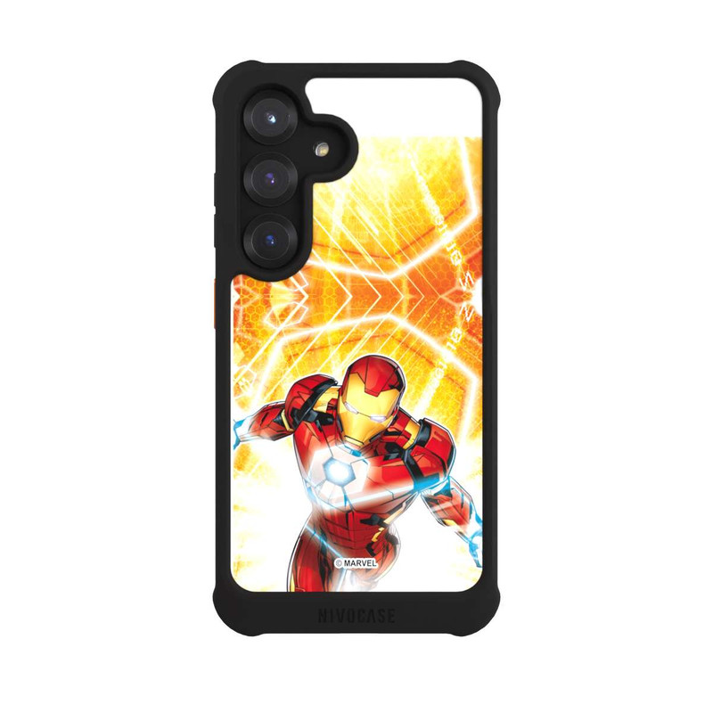 Galaxy S25 NIVOmax Iron Man on Fire
