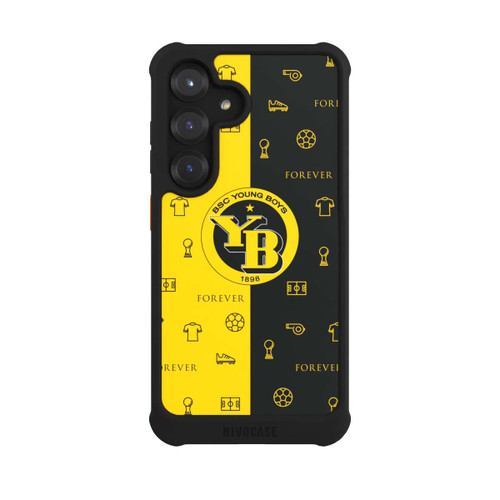 Samsung Galaxy S25 NIVOmax BSC YB Jaune Noir Motif