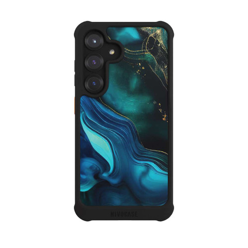 Samsung Galaxy S25 NIVOmax Blaugoldene Tinte