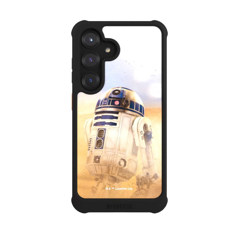 Galaxy S25 NIVOmax R2D2 in der Wüste