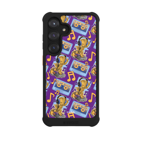 Samsung Galaxy S25 NIVOmax Groot Comic Headphones Guardians of the Galaxy