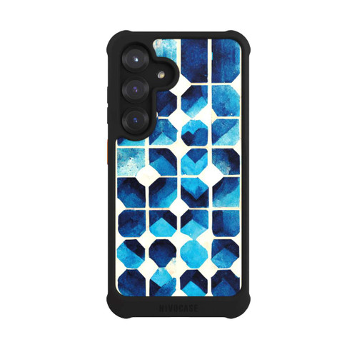 Samsung Galaxy S25 NIVOmax Motif bleu