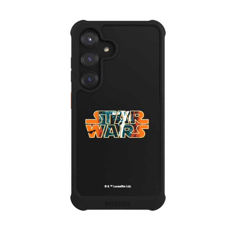 Galaxy S25 NIVOmax Star Wars Logo Orange Halloween