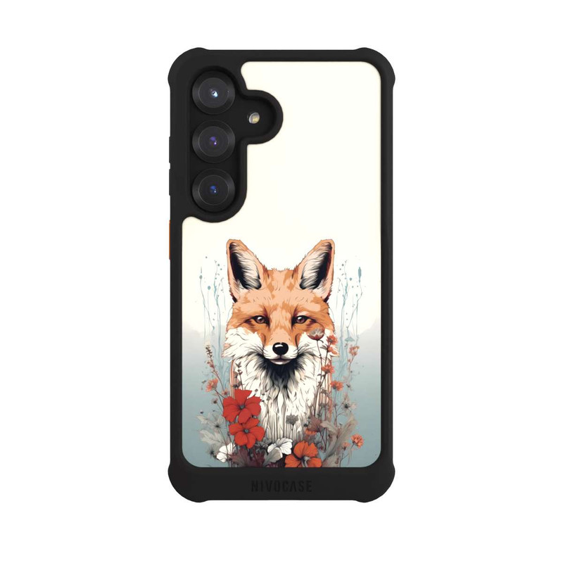 Galaxy S25 NIVOmax  Fox with Flowers
