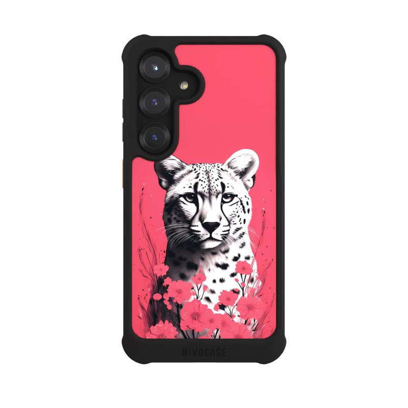 Galaxy S25 NIVOmax White Cheetah