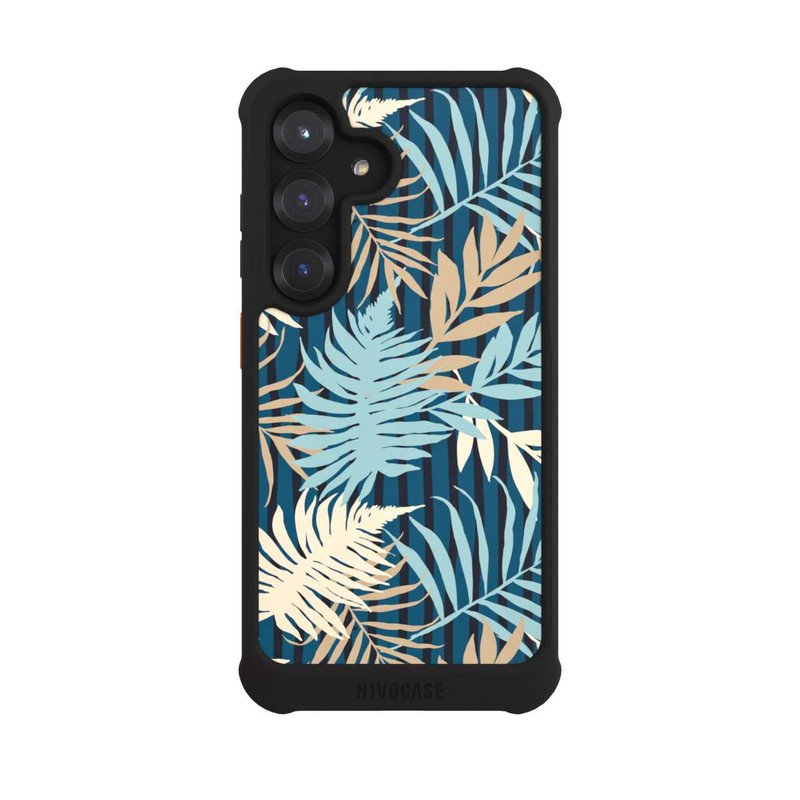 Galaxy S25 NIVOmax Palm Garden Beige Pattern