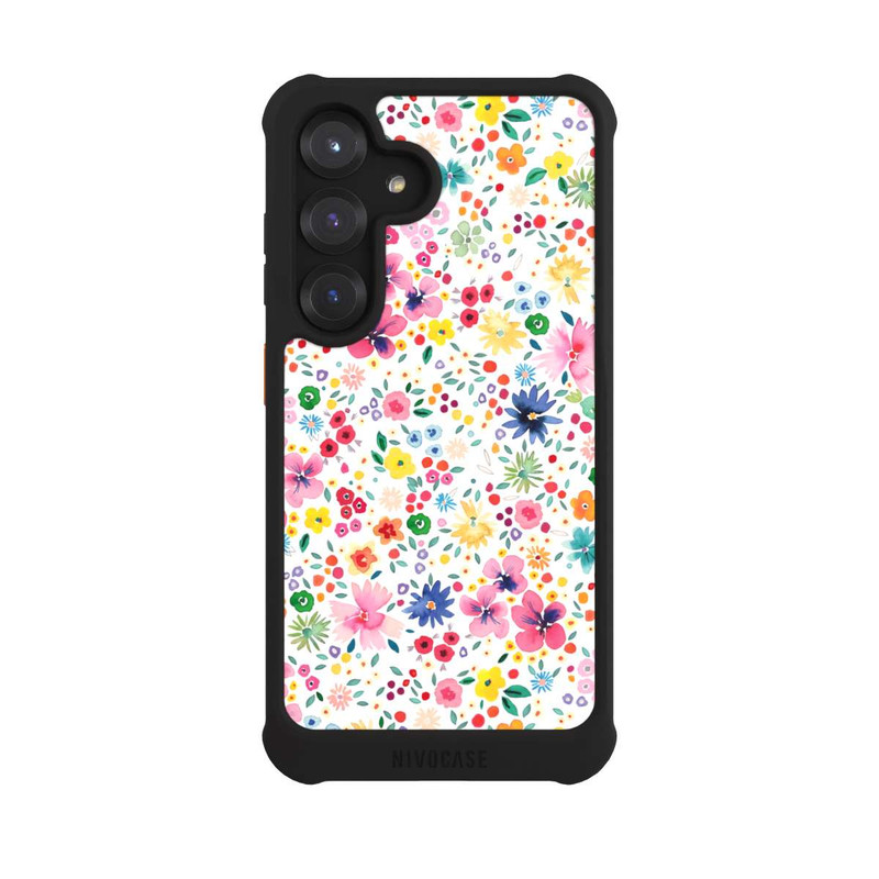Galaxy S25 NIVOmax Millefleurs Pink Spring Garden