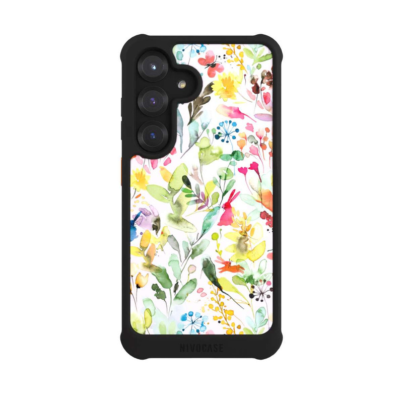 Galaxy S25 NIVOmax Wild Flowers Meadow Pink