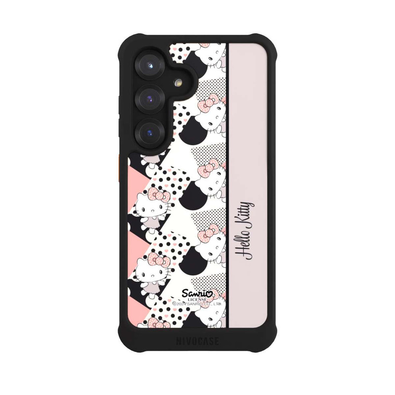 Galaxy S25 NIVOmax Hello Kitty elegantes Muster