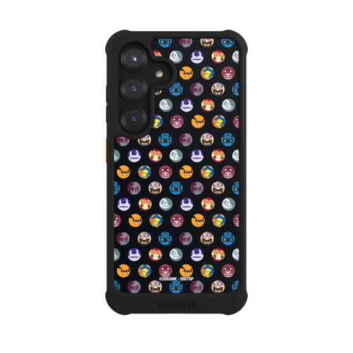 Samsung Galaxy S25 NIVOmax Bijuu Muster Schwarz