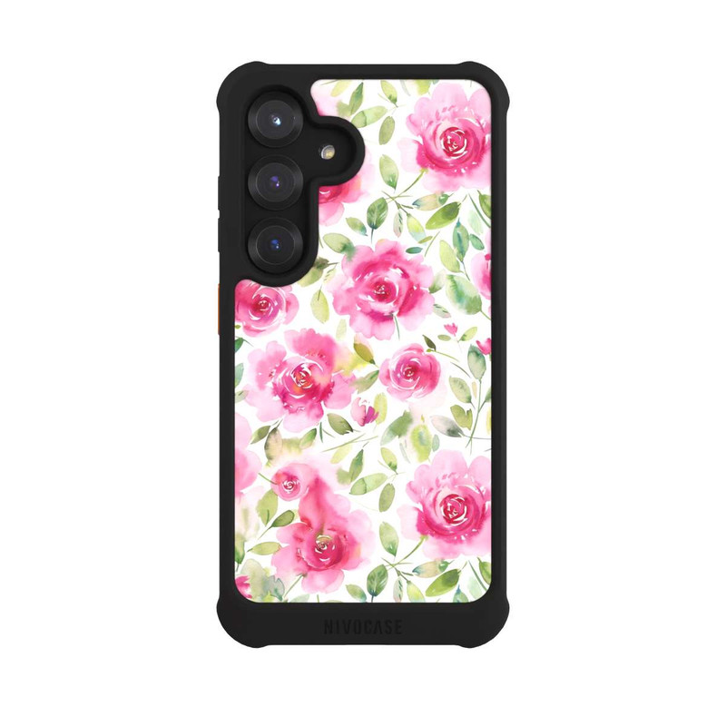 Galaxy S25 NIVOmax Aquarell Frische Rosen