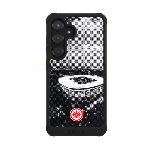 Samsung Galaxy S25 NIVOmax SGE Stadion Schwarz Weiß