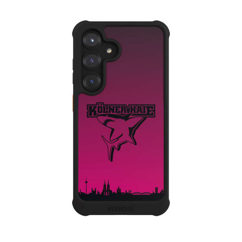 Samsung Galaxy S25 NIVOmax Kölner Haie Skyline Pink