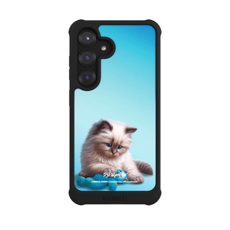 Galaxy S25 NIVOmax Cuddling Cat