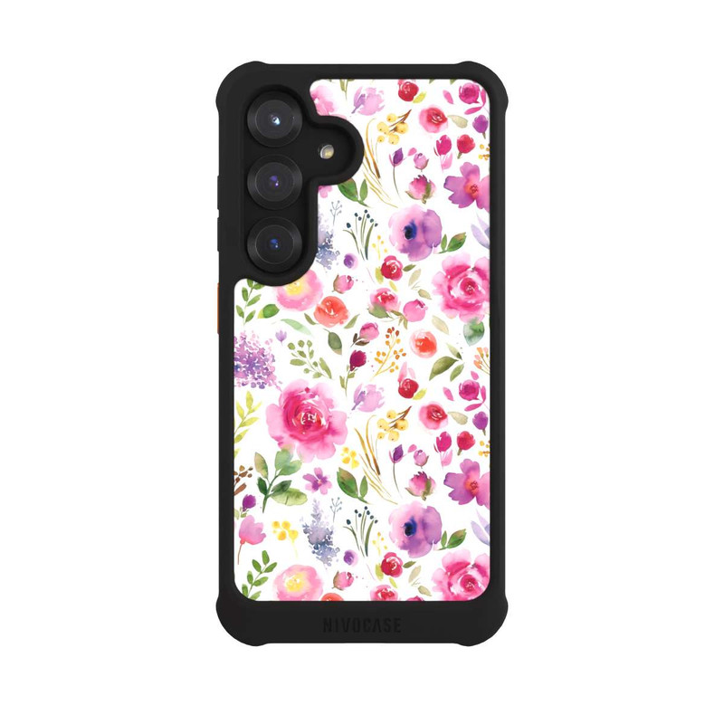 Galaxy S25 NIVOmax Roses Flowers Purple