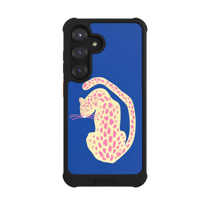 Galaxy S25 NIVOmax Blue Pink Cat