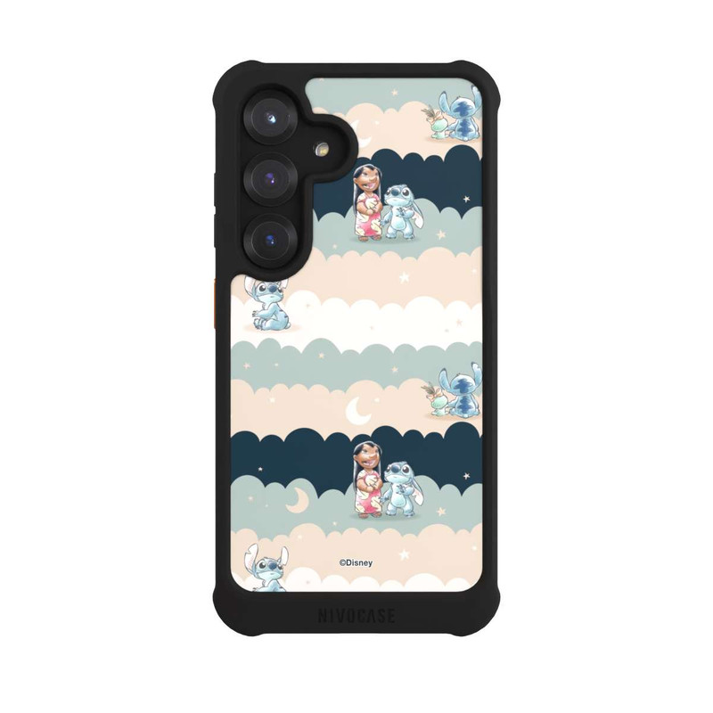 Galaxy S25 NIVOmax Stitch Pastel Stars Pattern