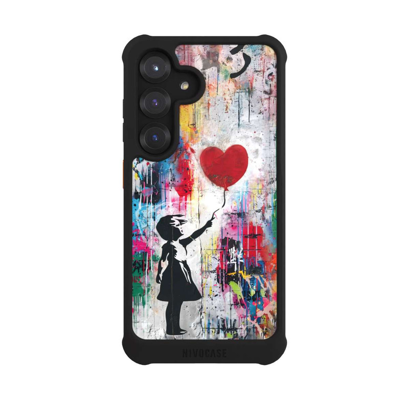 Galaxy S25 NIVOmax Balloon Girl Colorful