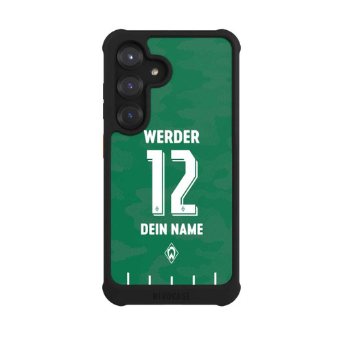 Samsung Galaxy S25 NIVOmax Werder Bremen Trikot Personalisierbar 25-26