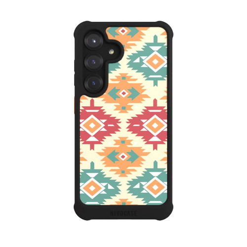 Samsung Galaxy S25 NIVOmax Modern Tribal Boho Aztec Geometric Design 1